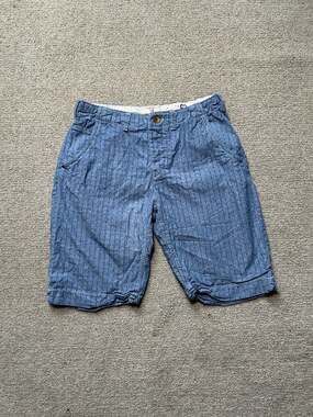 Scotch & Soda Amsterdam Couture Blue Geometric Patterned Cotton Shorts